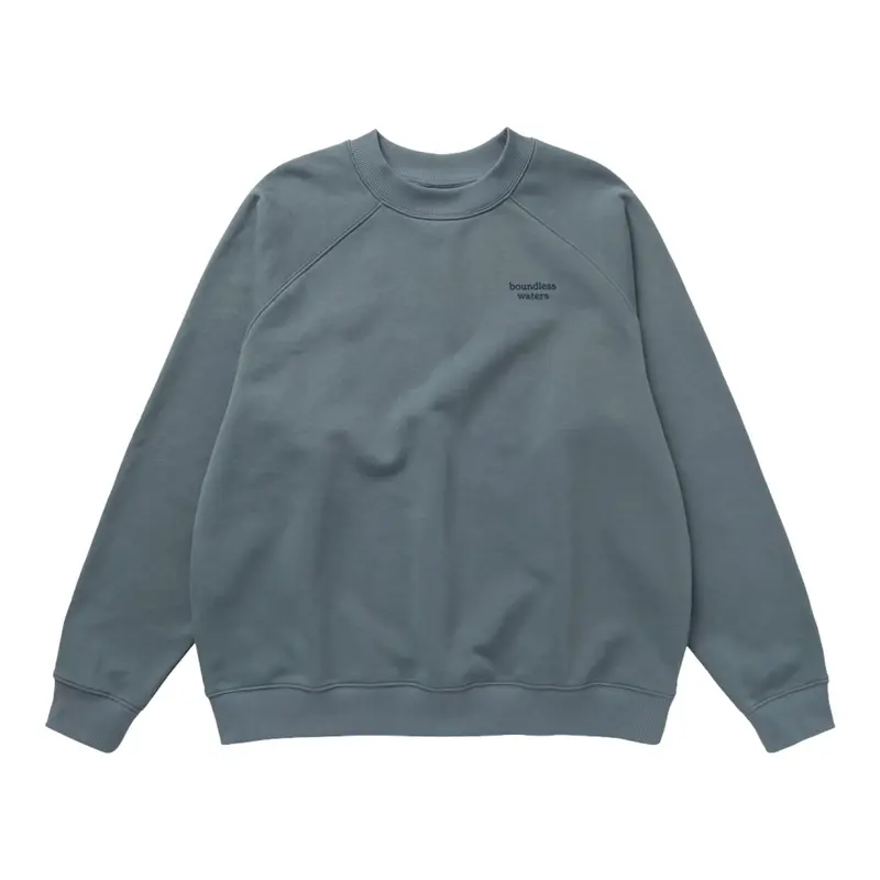 Mystic Enroute Crew Sweat Tidal Blue
