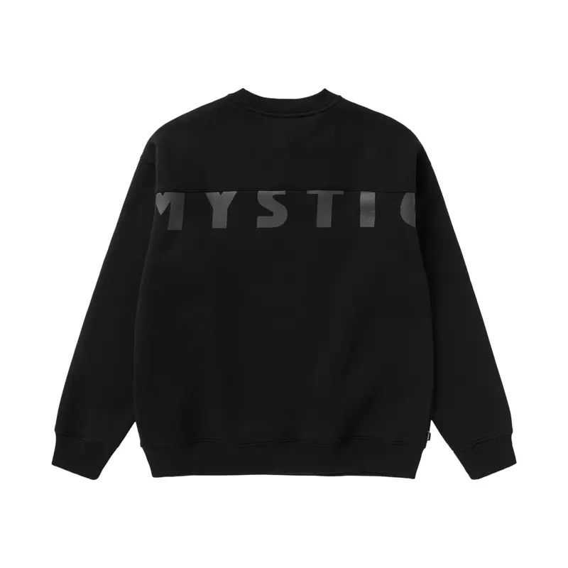 Mystic Profile Crew Sweat Black