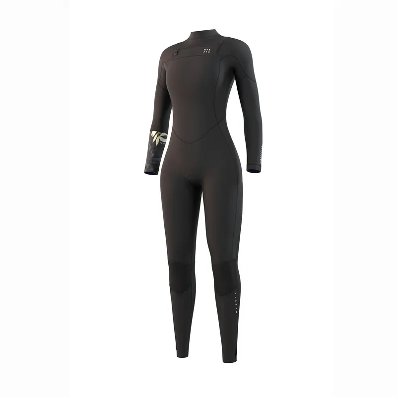 Mystic Women Dazzled 5/3 Double Front Zip Black