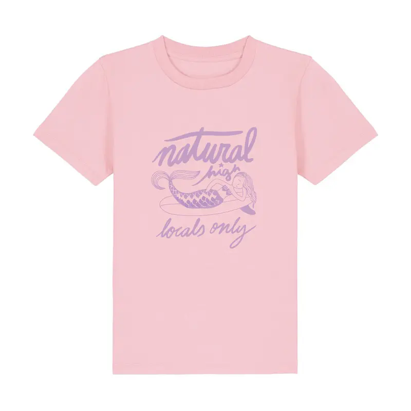 Natural High Locals Only Tee Pink
