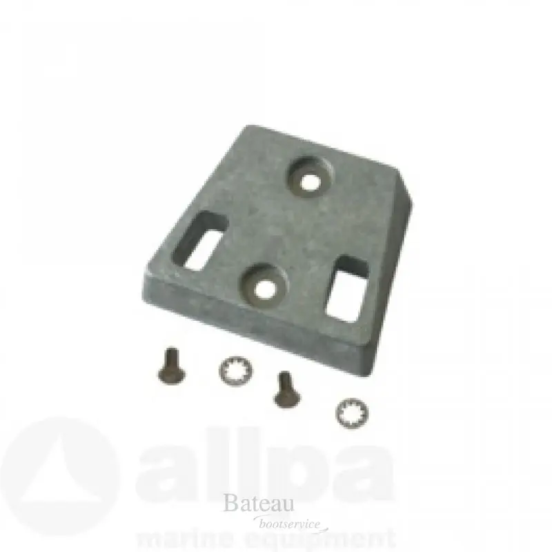 Navalloy Anode transom mount