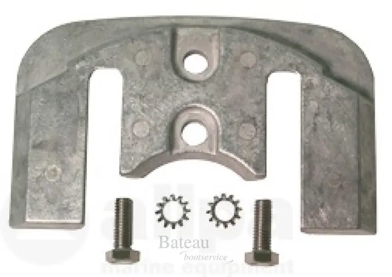 Navalloy Mercury Anode; Bravo Cavitation Plate
