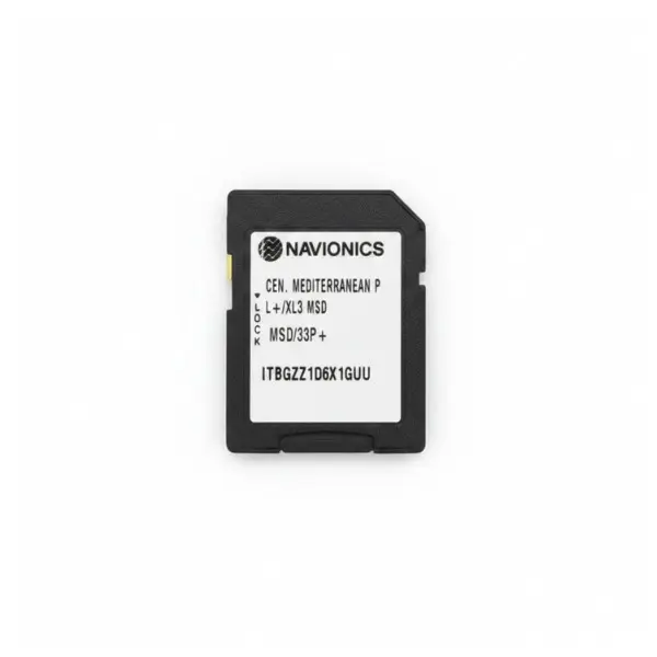 Navionics Platinum Marine Chart SD/33P with Navigation Map Mediterranean MicroSD