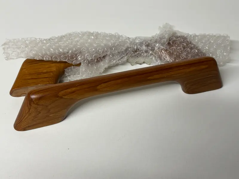 Nieuwe houten handgreep 33 cm