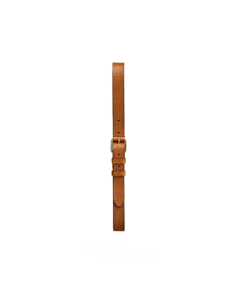 Nudie Jeans Dwayne Leather Belt Toffee Brown