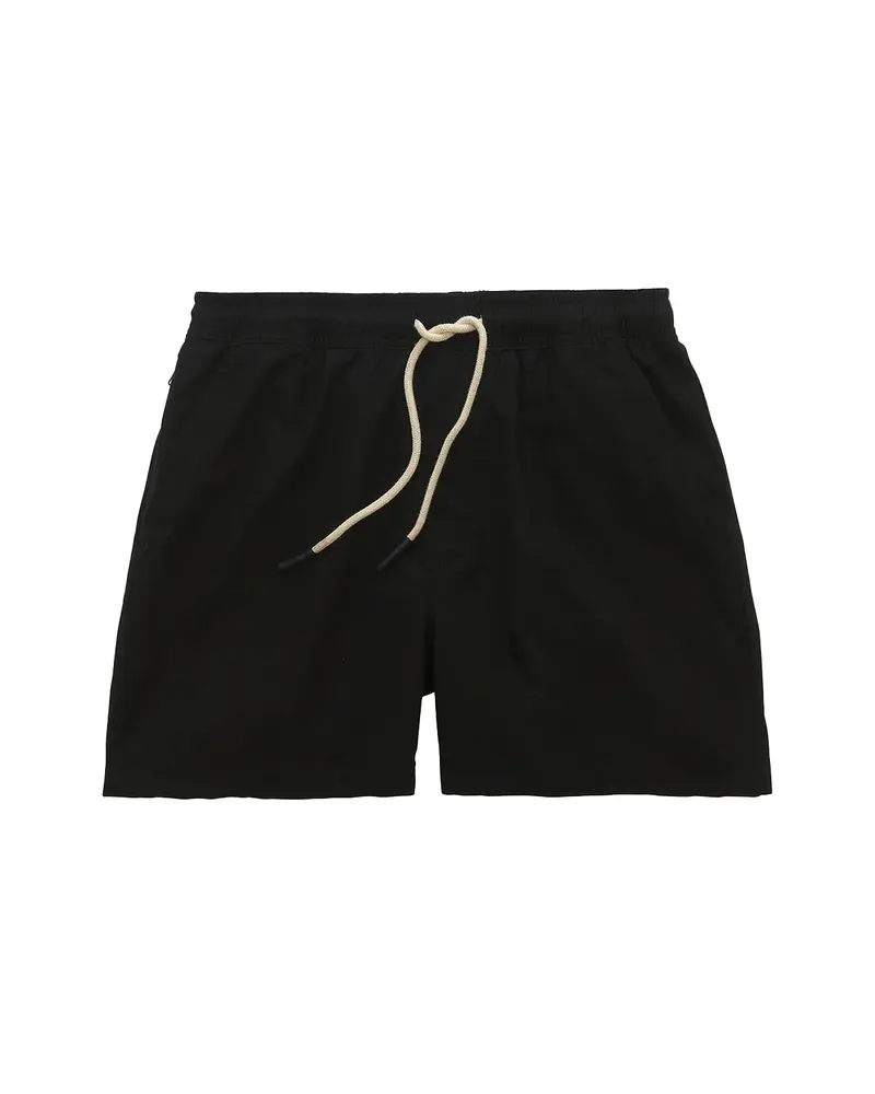 OAS Black Linen Shorts Black