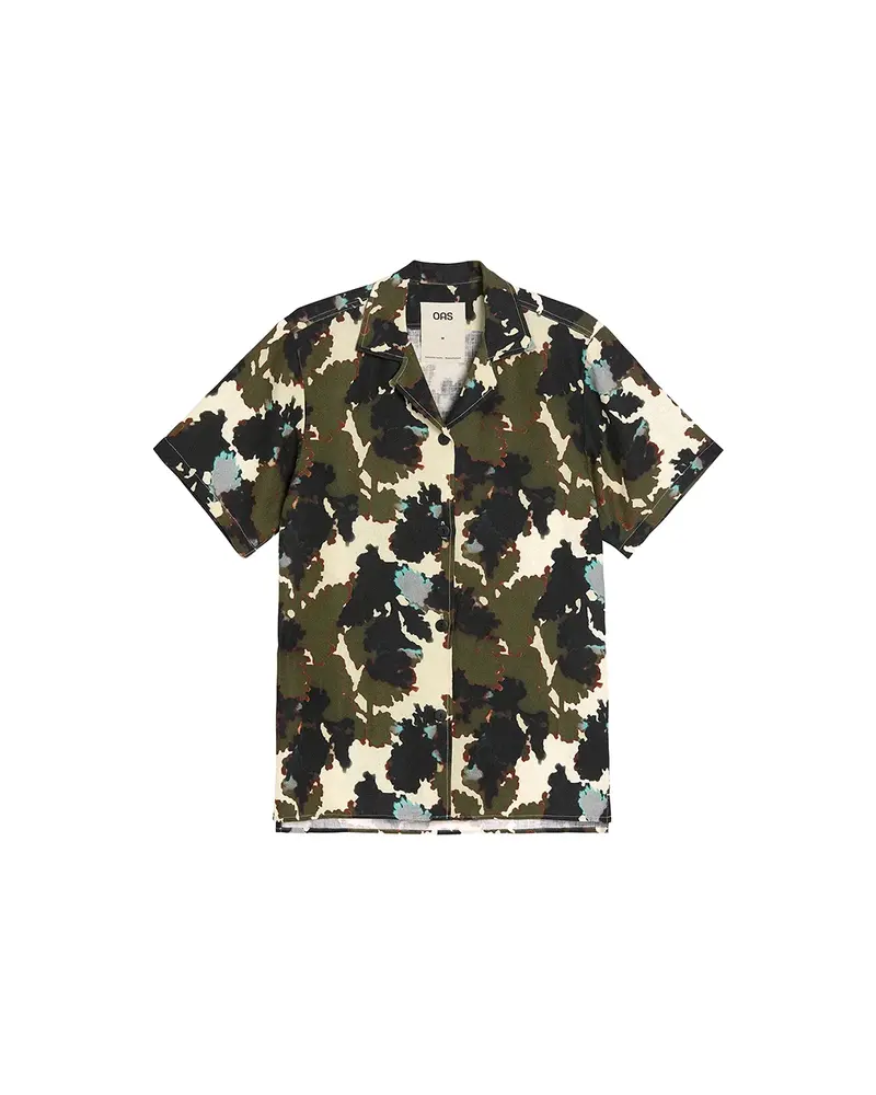 OAS Foliago Cuba Linen Shirt