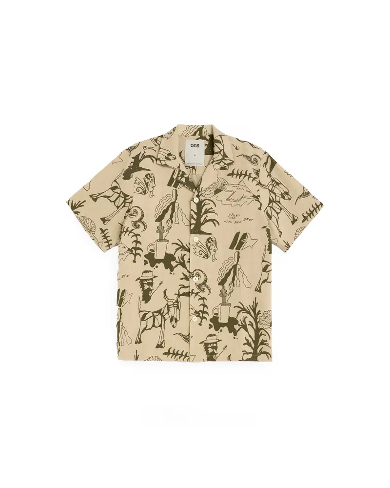 OAS Poplan Cuba Shirt Beige