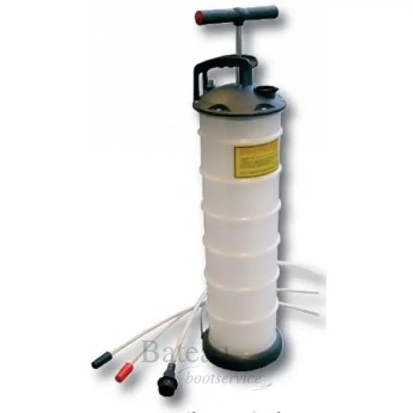 Olie- en vloeistofafzuigpomp Capaciteit 6,5 l.