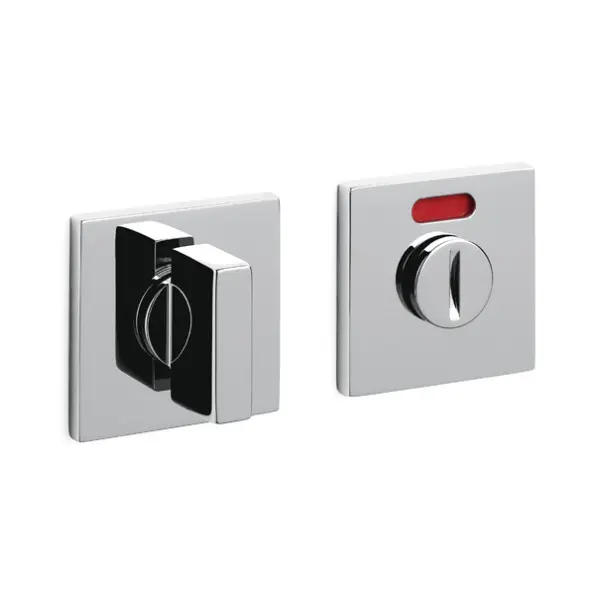 Olivari H202V6B-CR Chrome Plated Brass Door Handle Knob Set