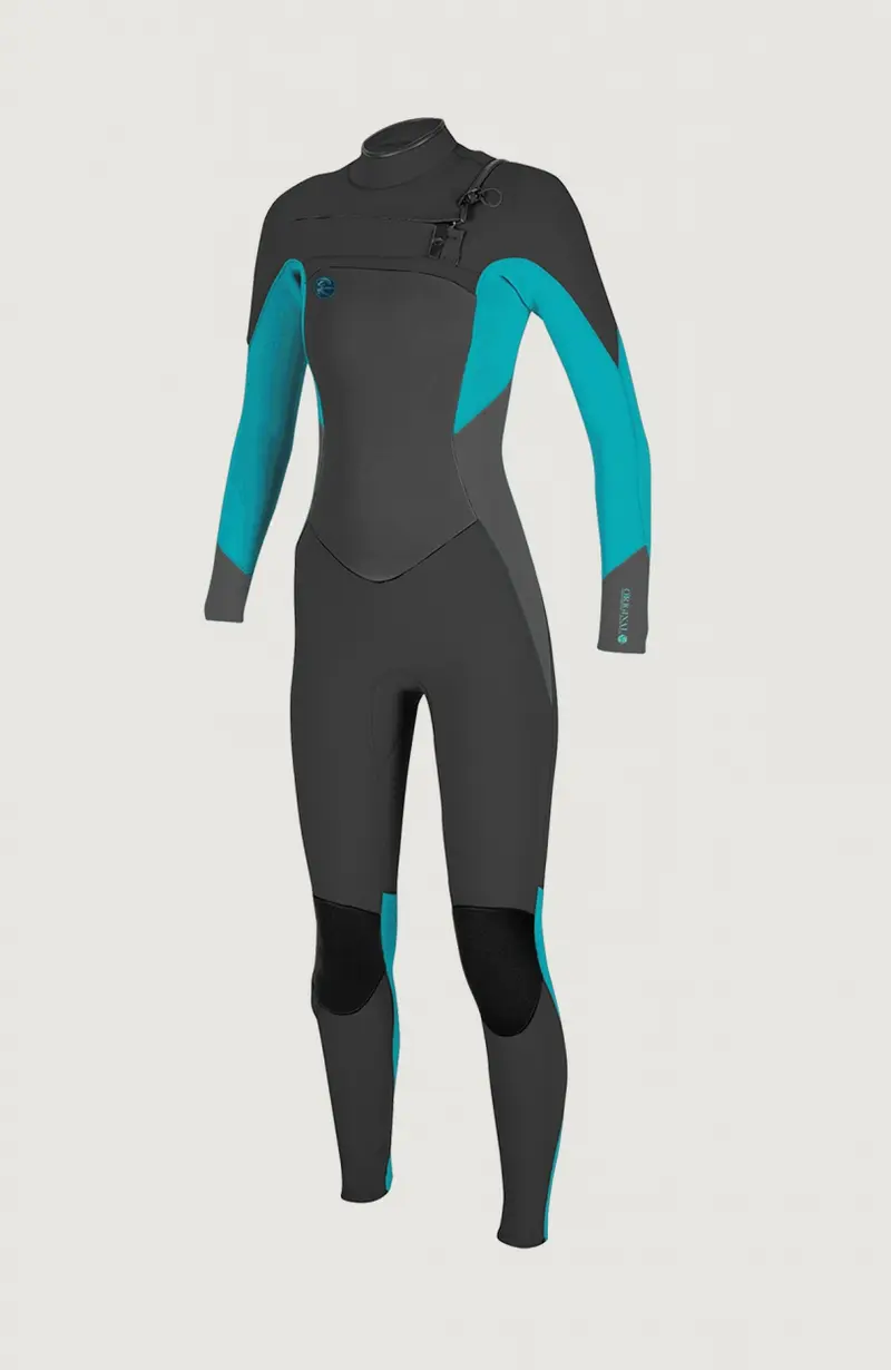 O'Riginal Chest Zip 4/3mm Full Wetsuit | Black