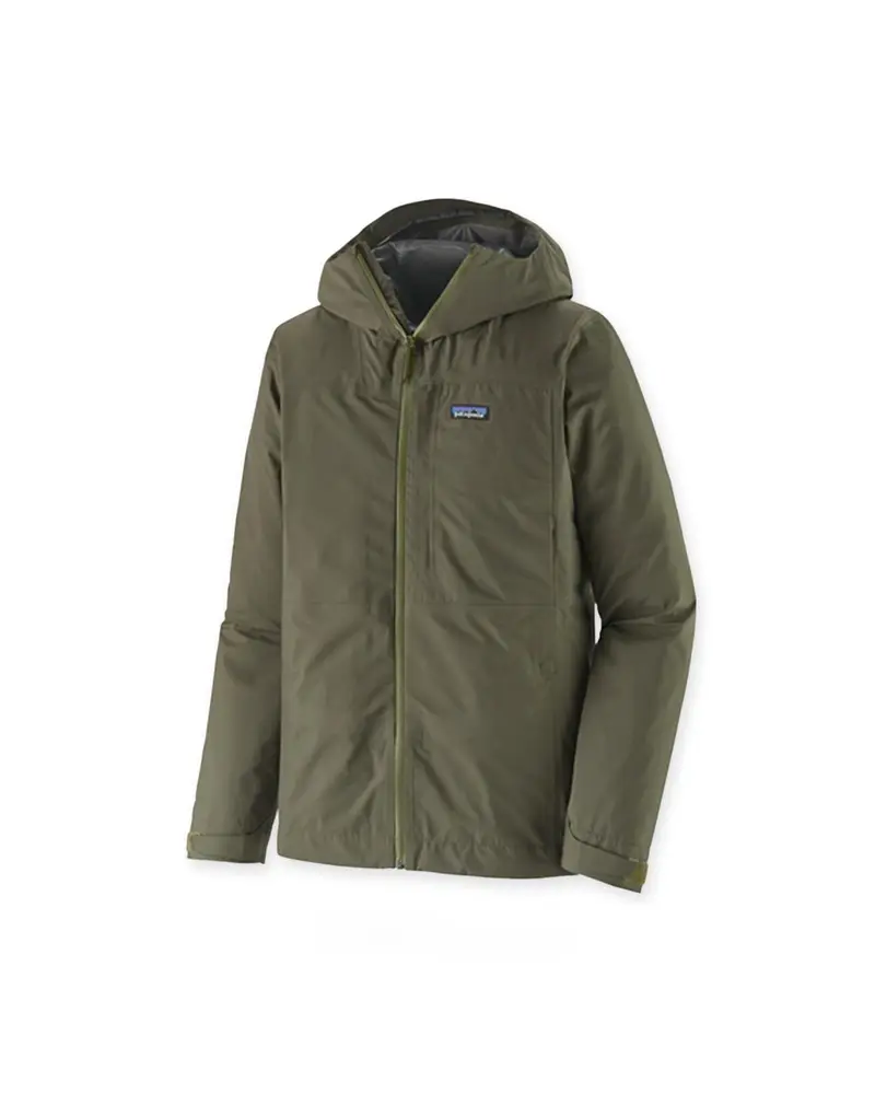 Patagonia Men's Boulder Fork Rain Jacket Basin Green