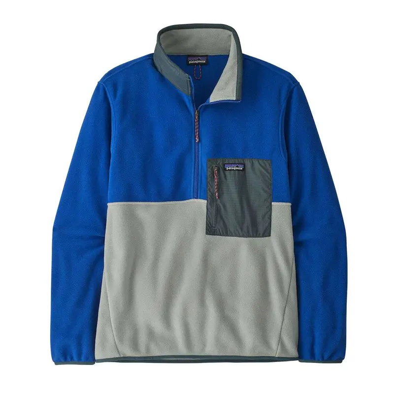 Patagonia M's Microdini 1/2 Zip P/O Sleet Green