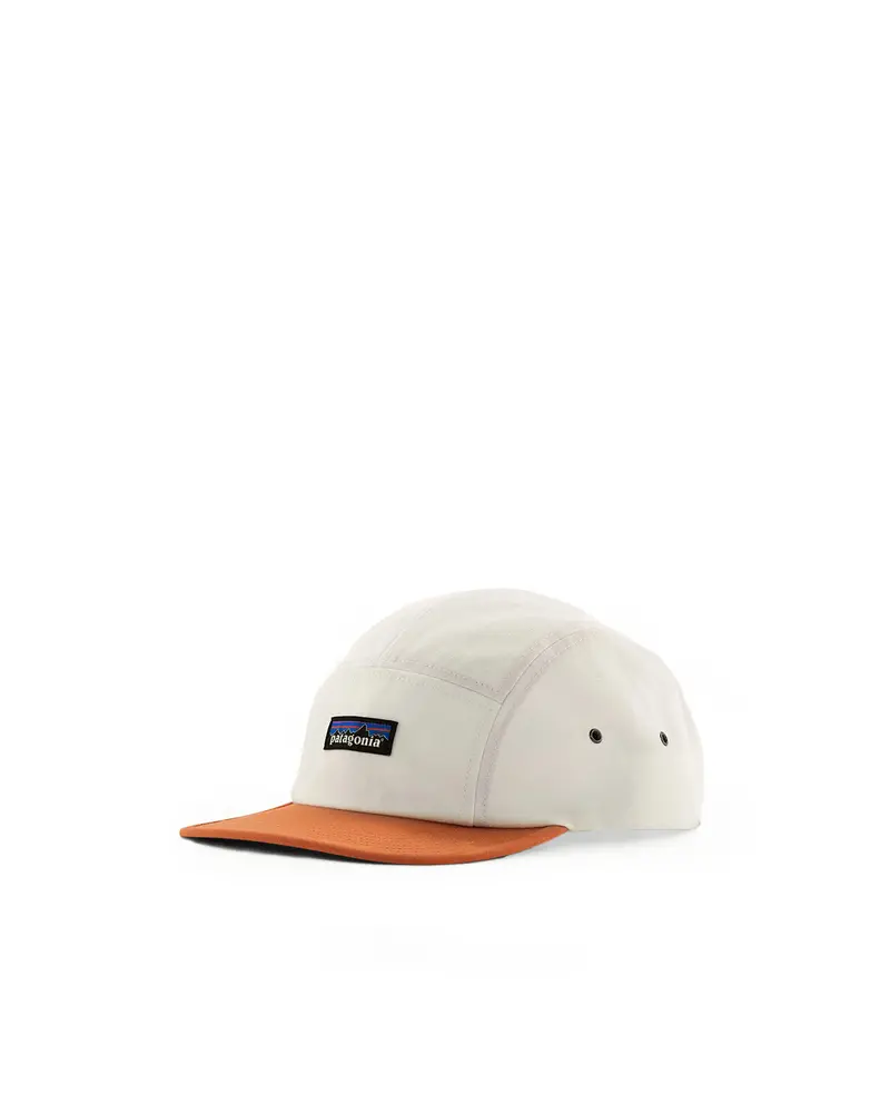 Patagonia P-6 Label Maclure Hat Birch White / Rock Melon