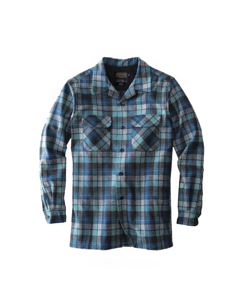 Pendleton Board Shirt Blue Original Surf Plaid