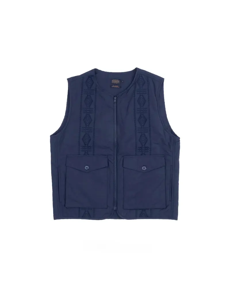 Pendleton Reversible Parachute Liner Vest Navy