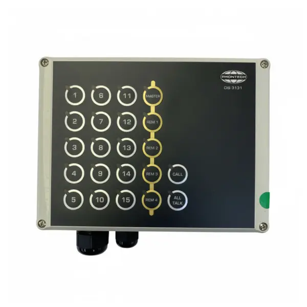 Phontech ICS-6200 Marine Intercom W.T. Remote Station 3131 | 15 lines