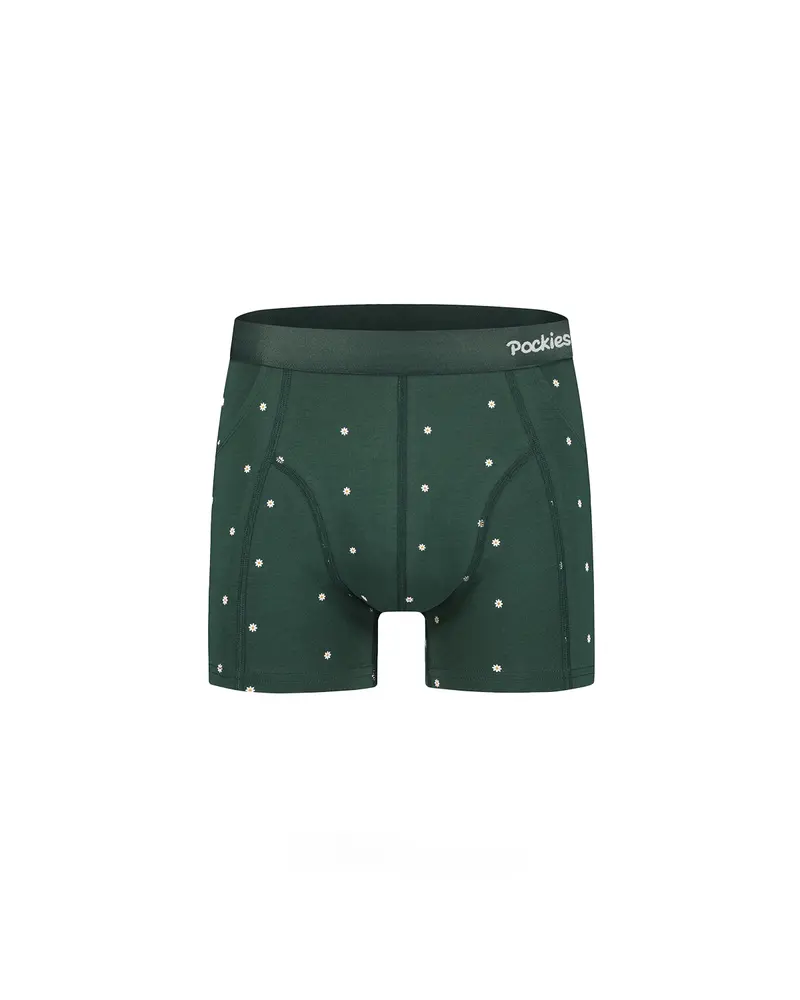 Pockies Daisy Boxer Briefs Green