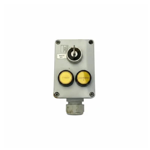 Praxis 93-0-359 Marine Control Panel with Key Switch Vessel Alarm System - Used