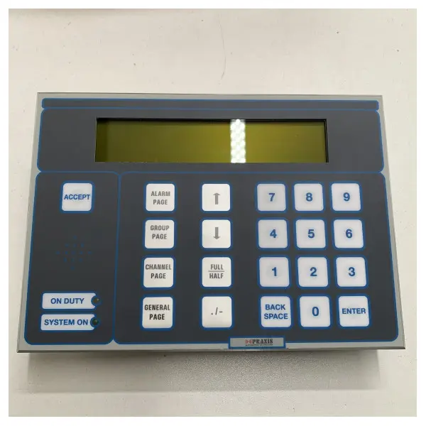 Praxis local operator alarm control panel - 98.6.020.600