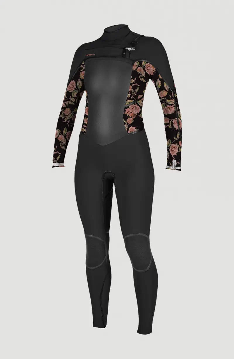 Psycho Tech 4/3mm Chest Zip Full Wetsuit | Black