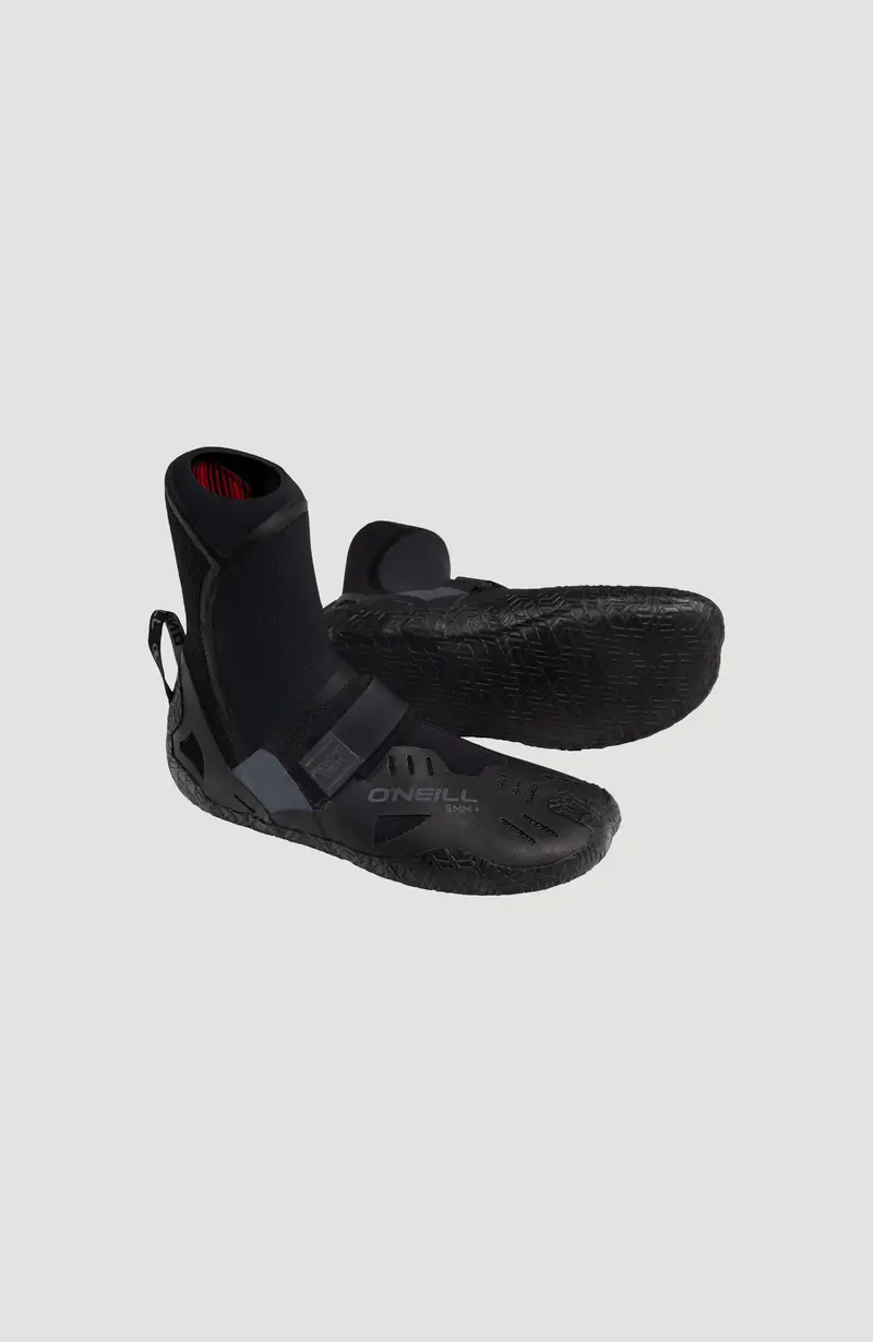 Psycho Tech 5mm+ Round Toe Boot | Black