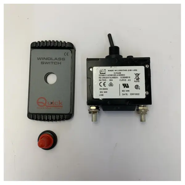 Quick 60A Windlass Circuit Breaker Kit - FD1006000000A00 Marine Electrical
