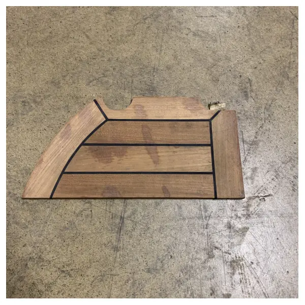 Quicksilver 645 Teak inlay for windlass hatch cover - 2080776