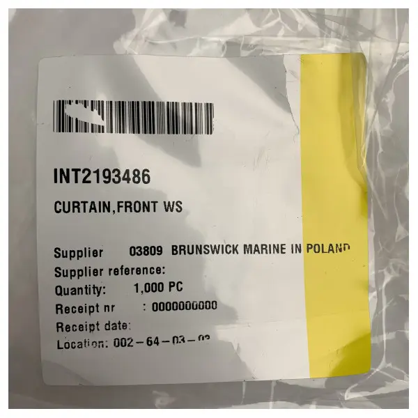 Quicksilver 855 beige curtain for front window - 2193486