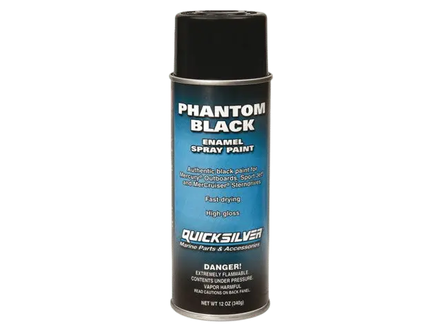 Quicksilver 8M0185749 Spuitbus Phantom zwart 340g