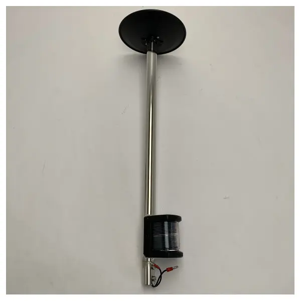 Quicksilver Navigation Pole including Shield for 2002 stainless steel - 873551