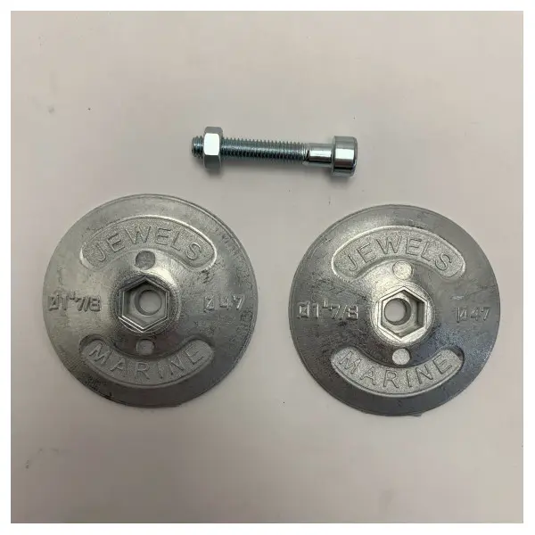 Quicksilver Rose Anode for Rudders Ø 90mm 500g Pairweight
