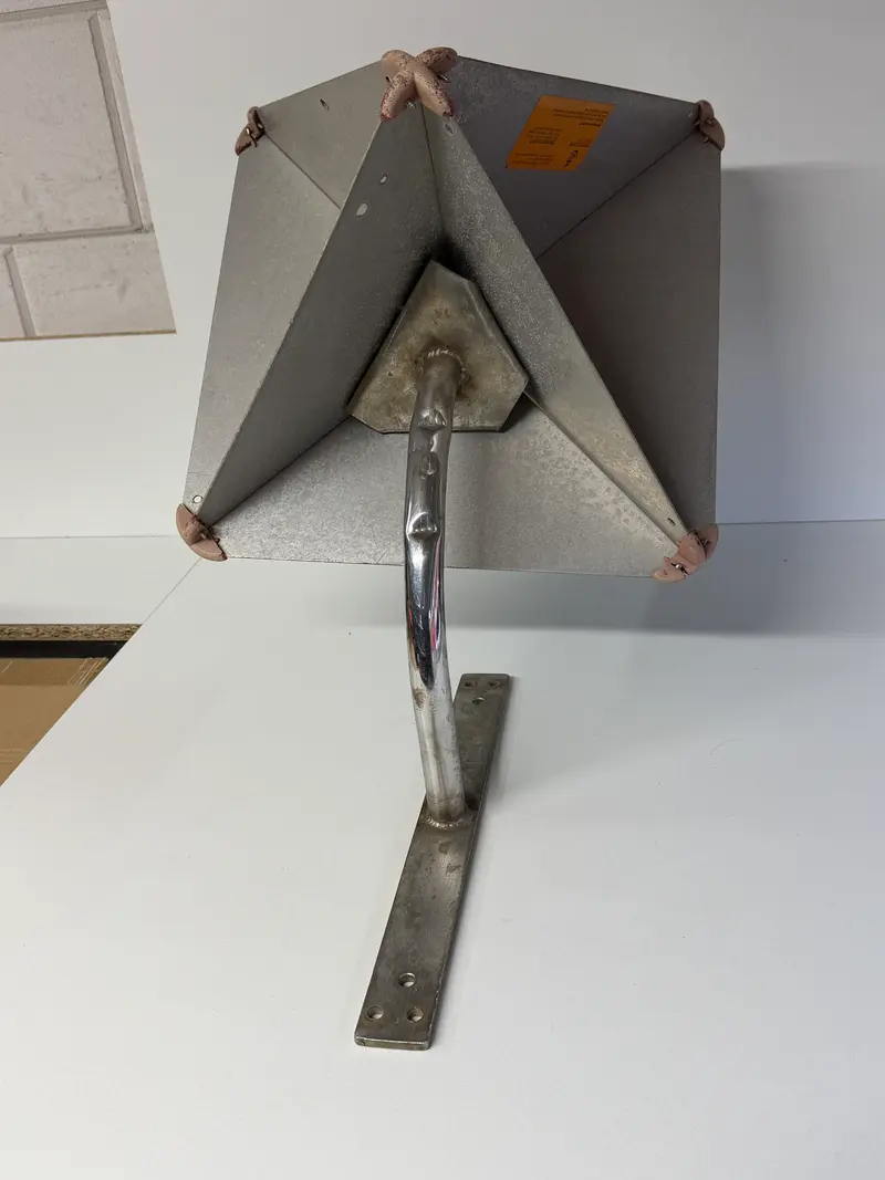 Radarreflector + rvs beugel