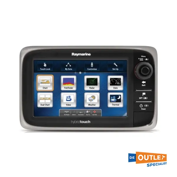 Raymarine E7 7 inch touchscreen multifunctionele kaartplotter used - E62354