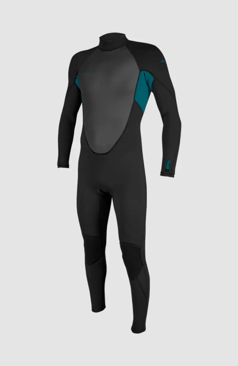 Reactor-2 3/2 Back Zip Full Wetsuit | BLACK/TIDE POOL