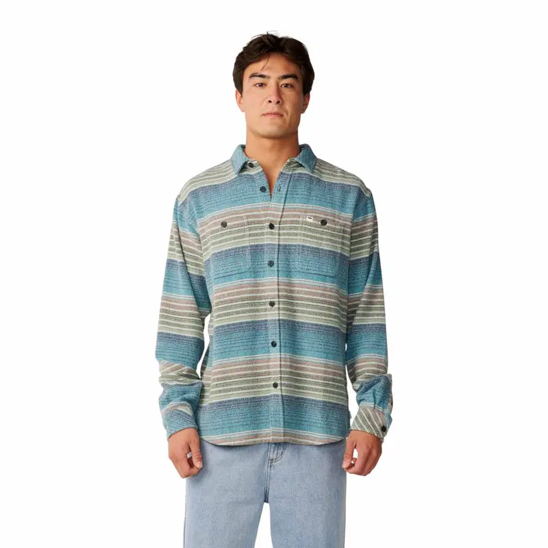 Rip Curl Classic Surf Baja Flannel Dusty Jade