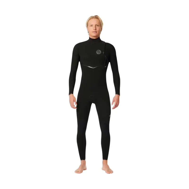 Rip Curl E Bomb 4/3 Zip Free Steamer Black