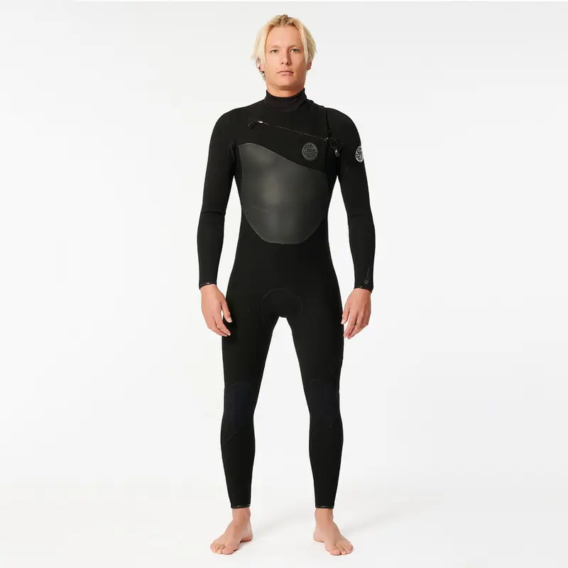 Rip Curl Flashbomb 4/3 Front Zip Black
