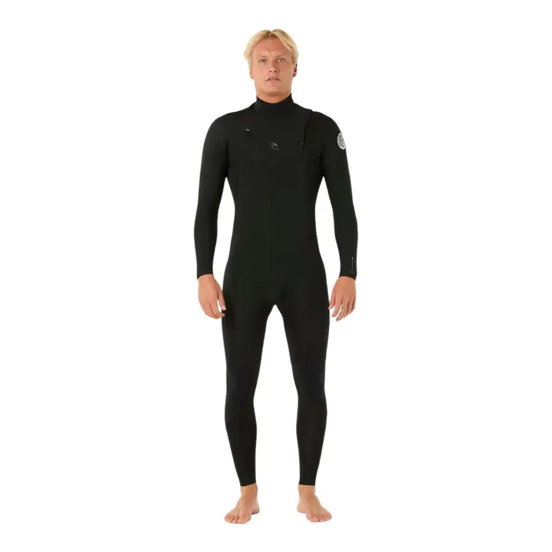 Rip Curl Men Dawn Patrol Front Zip 4/3 Black