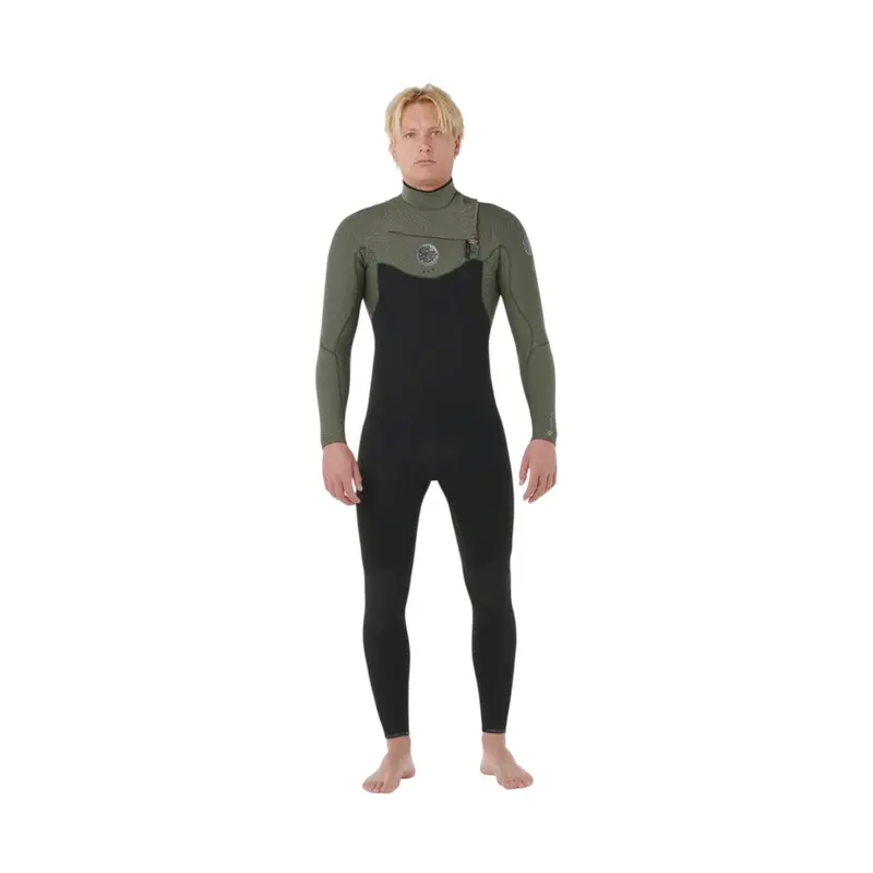 Rip Curl Men Flashbomb 5/3 Front Zip Deep Cactus