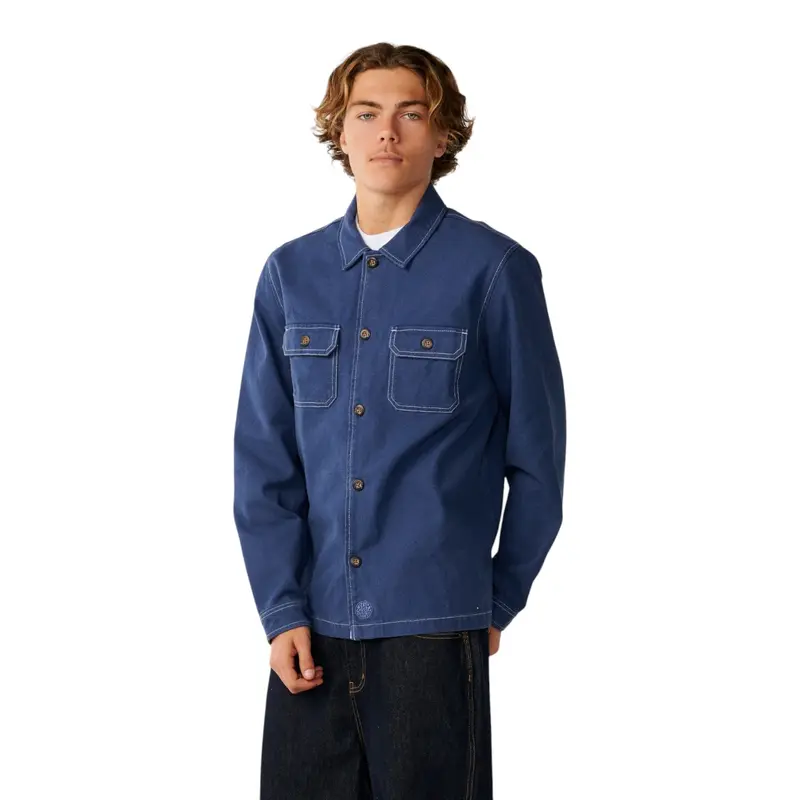 Rip Curl Premium Surf Anyday Shacket Light Navy