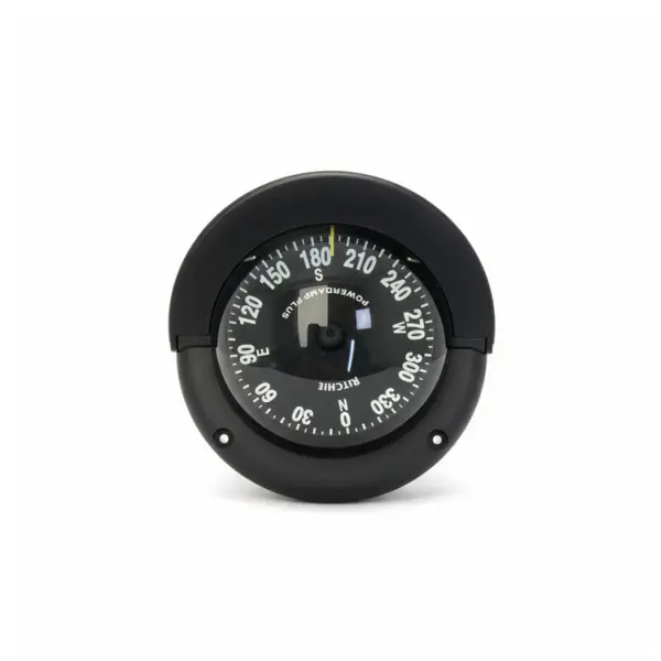 Ritchie Helmsman HF-743 Magnetic Liquid Compass - Black Horizontal