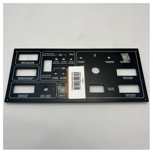 Riva black coated electrical control panel - 413420