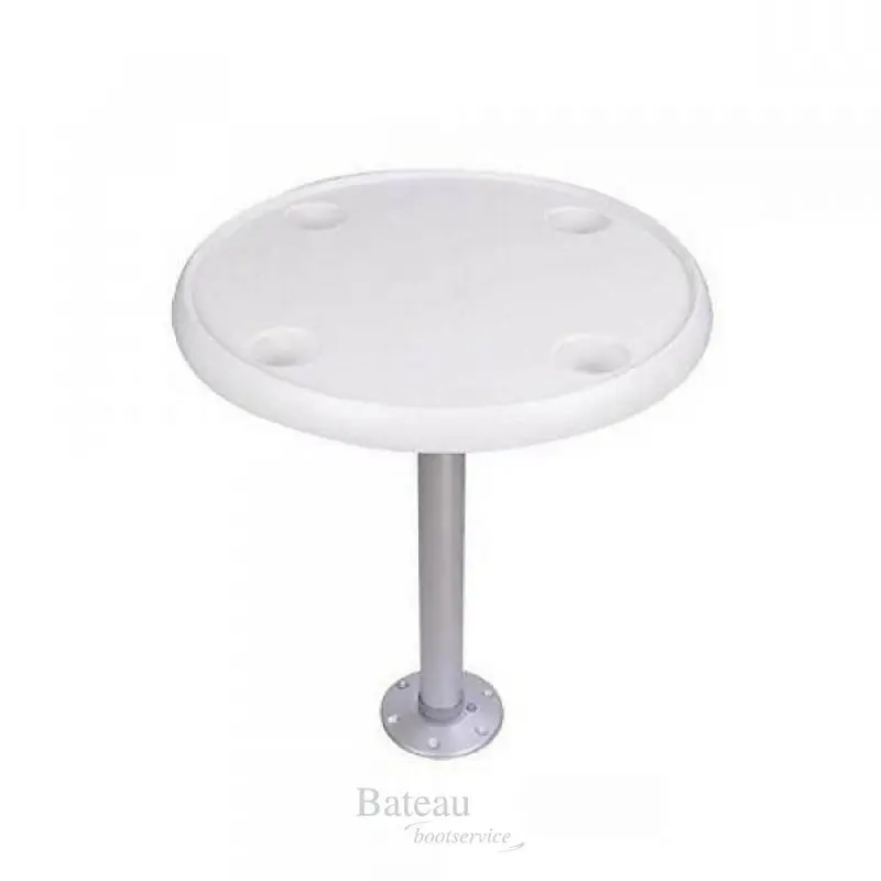 Rond - Wit tafelblad  60 cm voor boot