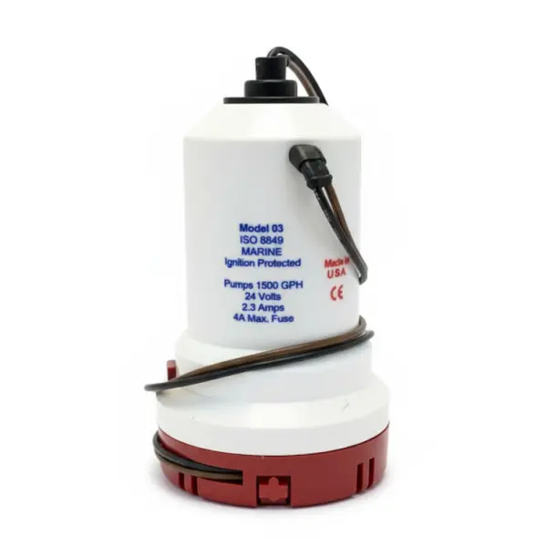 Rule 1500 Bilgepump 24V - 1500 GPH 5800L/Hour