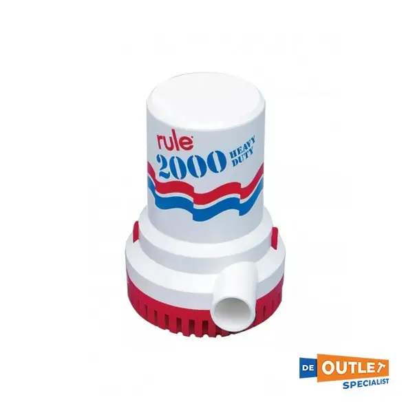 Rule 2000 heavy duty bilgepomp 12V - 7571 L/uur