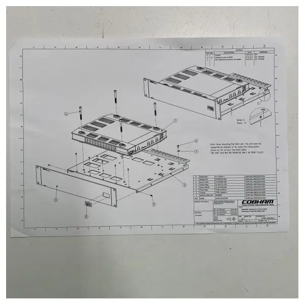 Sailor 6080 PSU 19 inch rack mount kit - 406080A-005