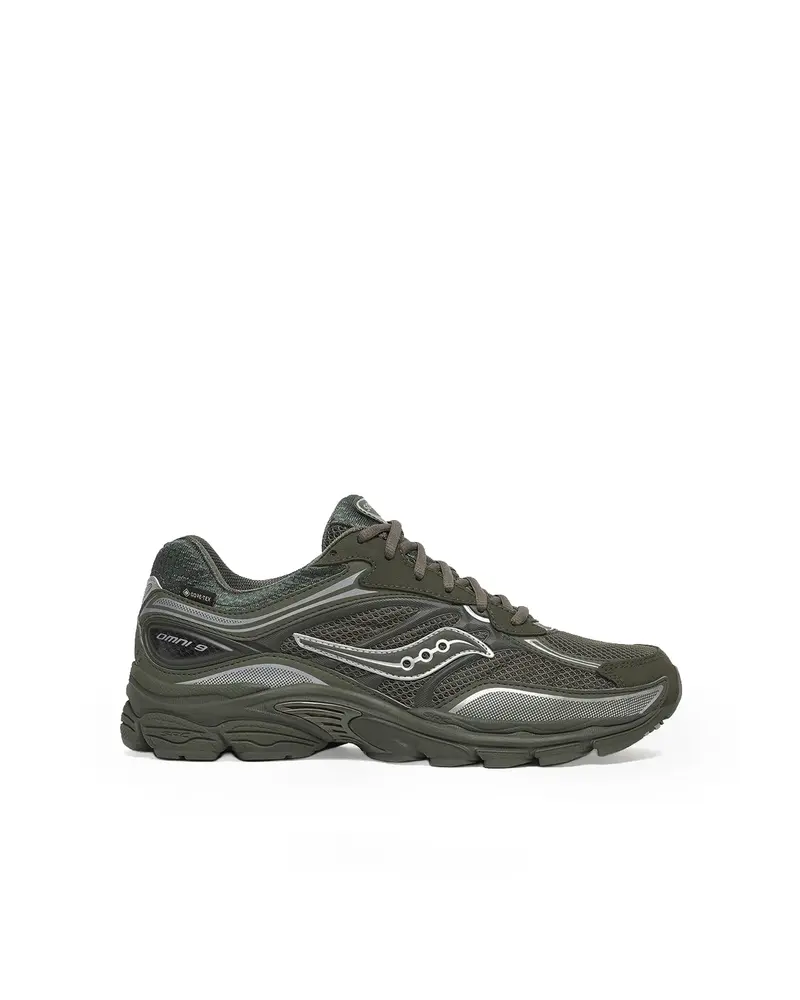 Saucony ProGrid Omni 9 Gore-Tex Fatigue / Silver