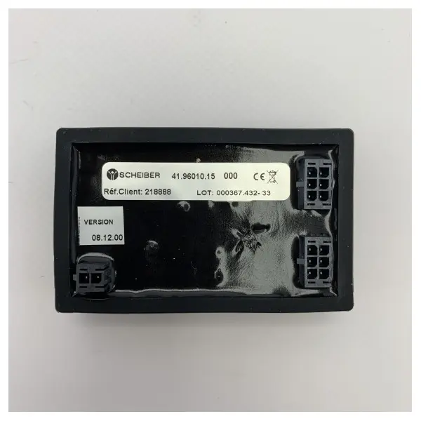 Scheiber electric connection block black 41.96010.15