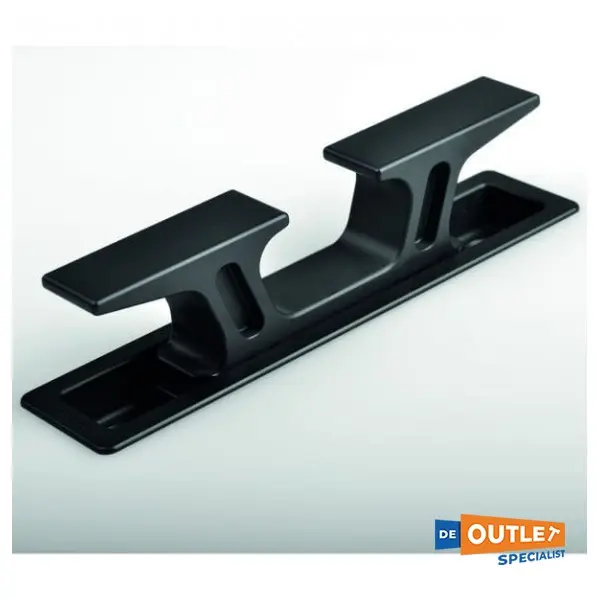 SeaSmart Flush deck cleat 240mm BLACK
